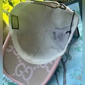 Gucci cap. Current season brand new with tags G Classic Print Hook Tag Designer Hat Men Women Brand Letter  main image 4